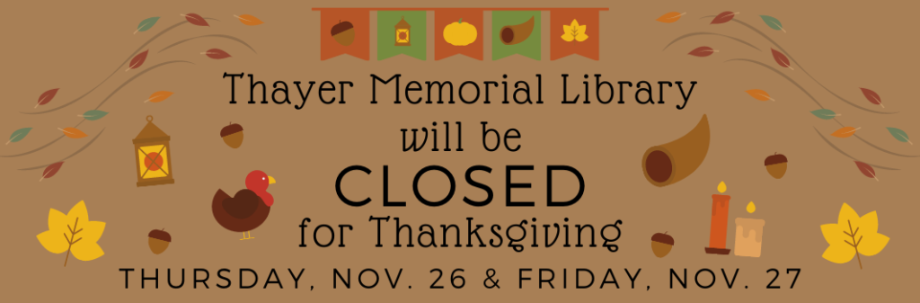 TML Closed for Thanksgiving