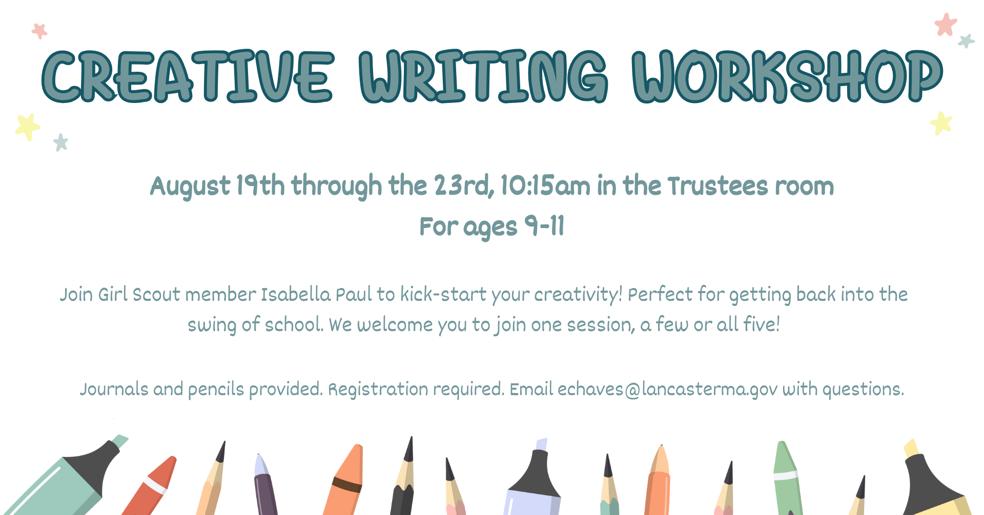 Creative Writing Workshop