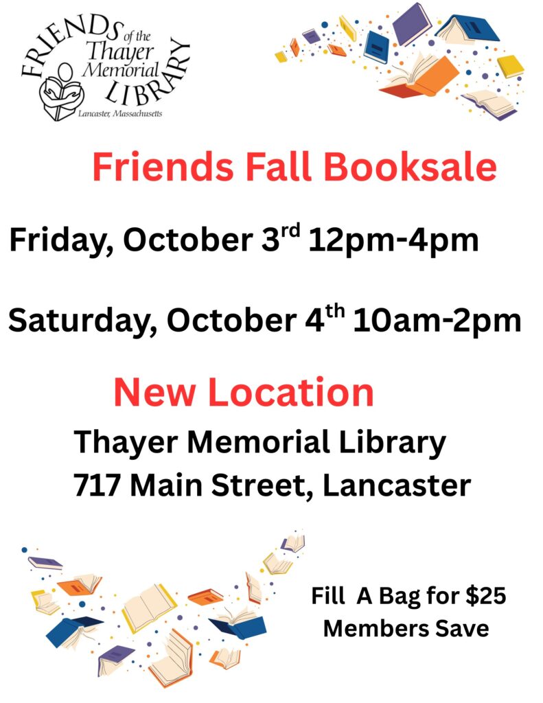 Friends Fall Booksale 2025